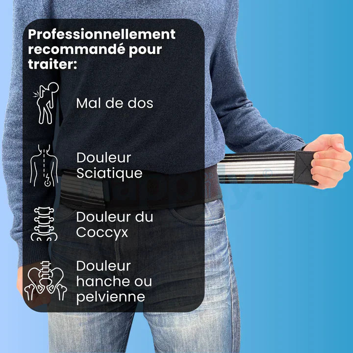 1 Ceinture sciatique  acheter = 1 Spray articulaire offert. (BN)