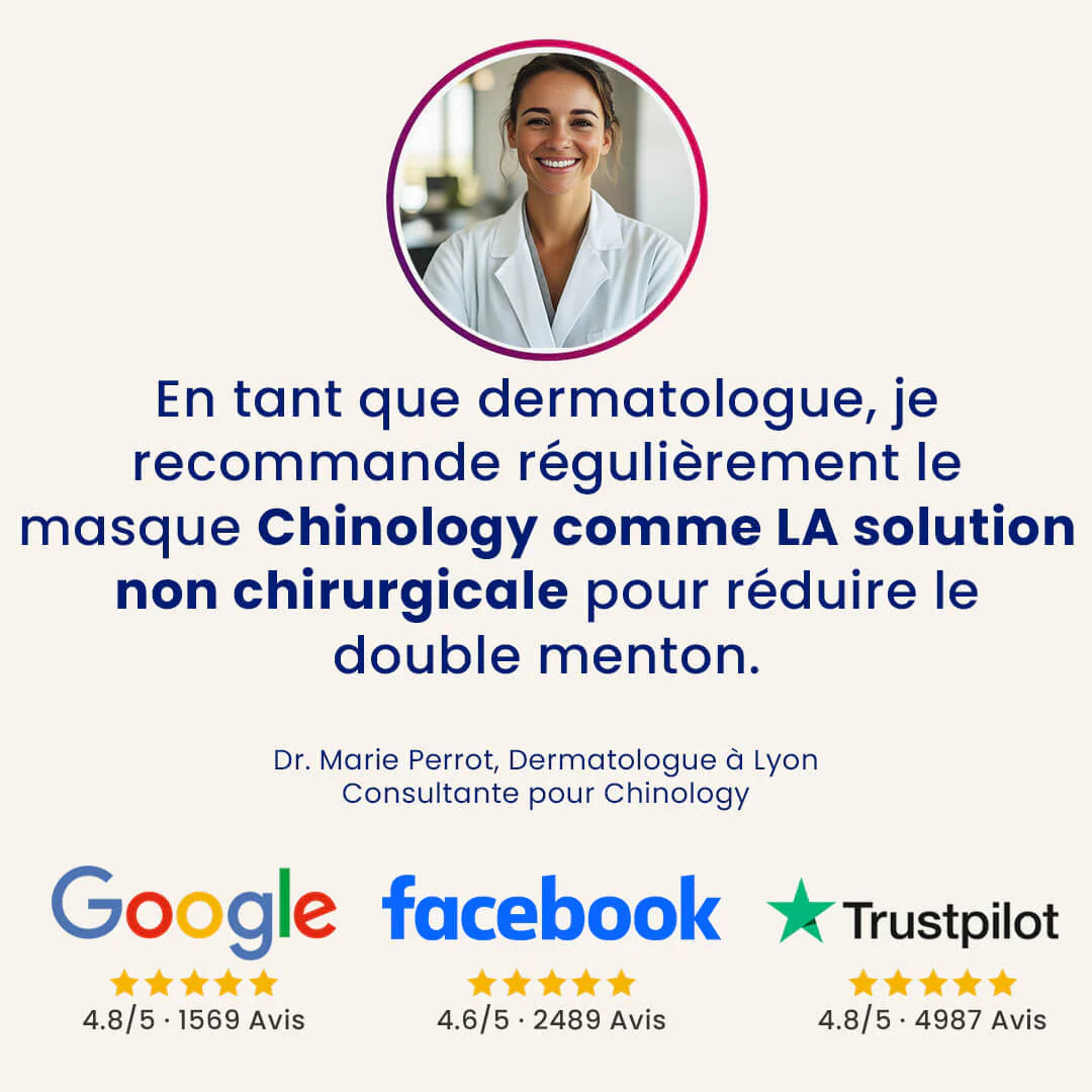 Le Masque Lift : Dites adieu à votre double menton dès maintenant.